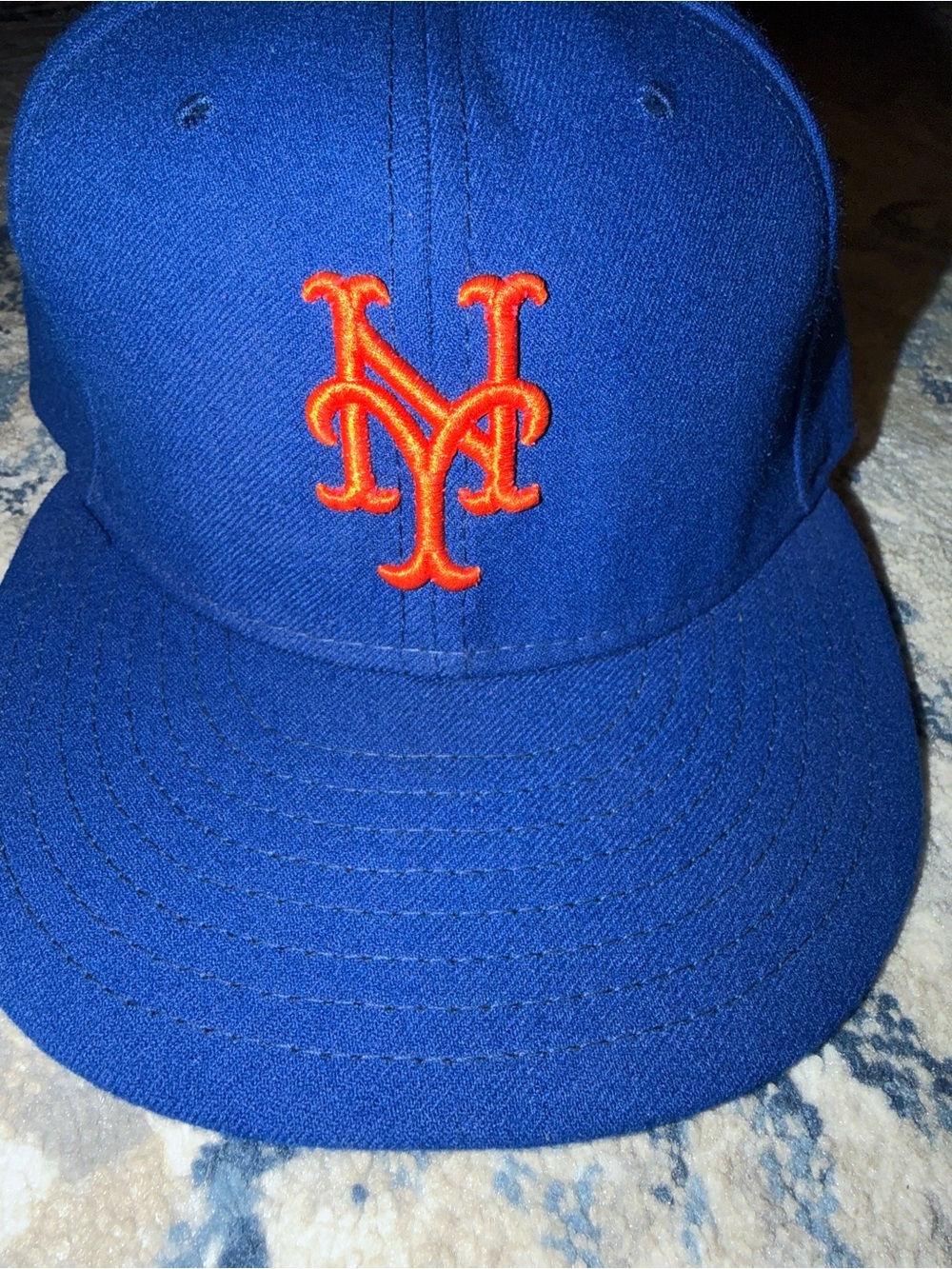 New Era Royal Blue 59FIFTY Fitted Cap NEW YORK METS